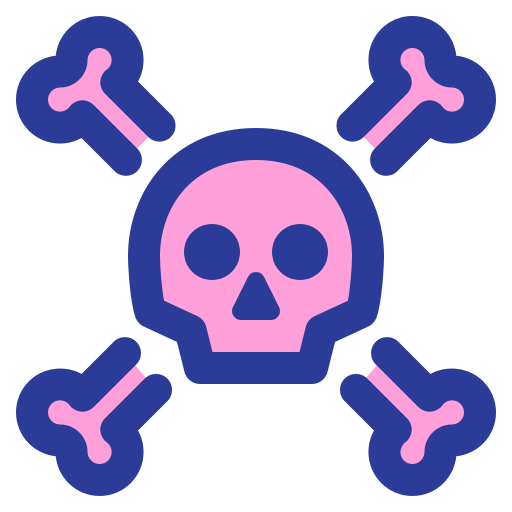 Skull and bones Generic color lineal-color icon