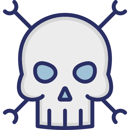 Skull Generic color lineal-color icon