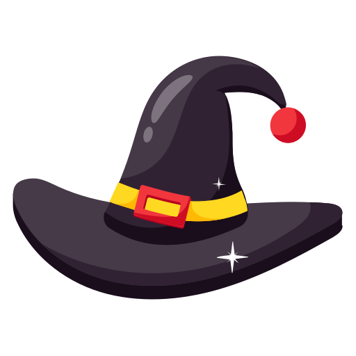 kapelusz czarownicy Generic color fill ikona