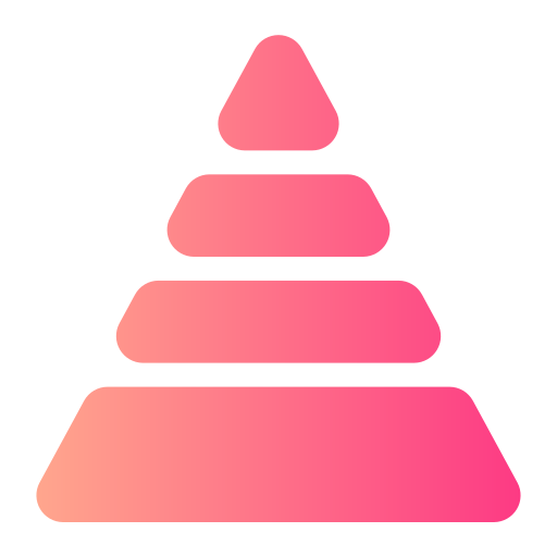 pirámide Generic gradient fill icono