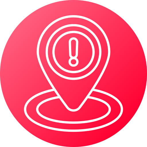 locatie-informatie Generic gradient fill icoon