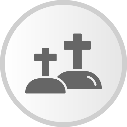 Cemetery Generic gradient fill icon