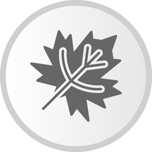 Dry leaves Generic gradient fill icon