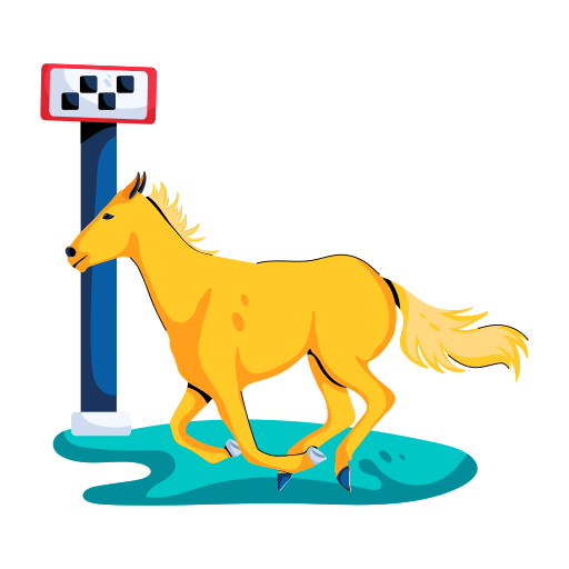 Horse race Generic color fill icon