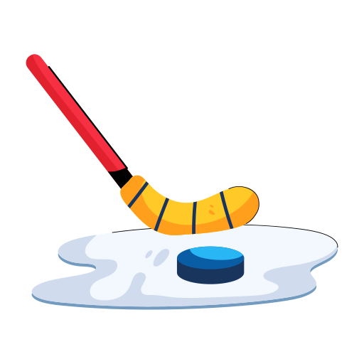 hokej na lodzie Generic color fill ikona