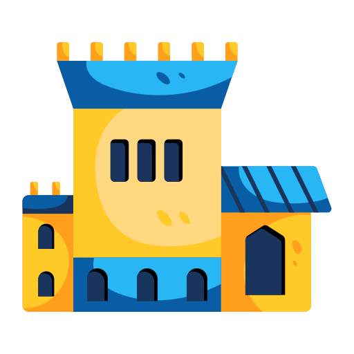 castillo de dublín Generic color fill icono