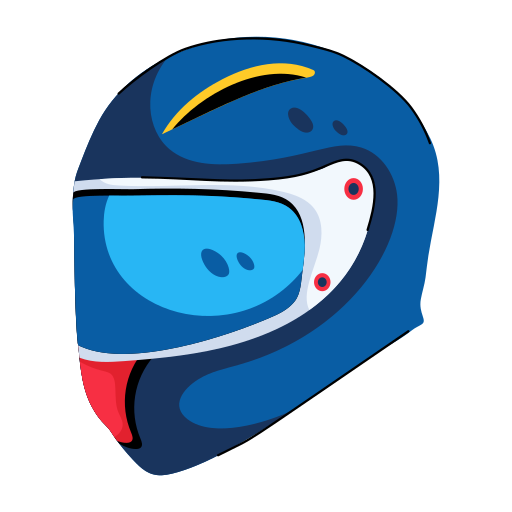 Racing Helmet Generic color fill icon