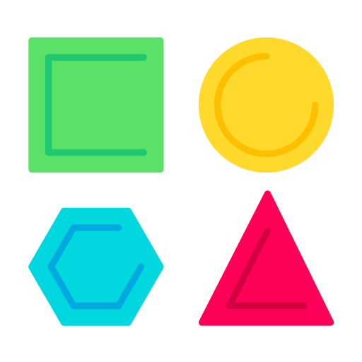 기하학 Generic color fill icon