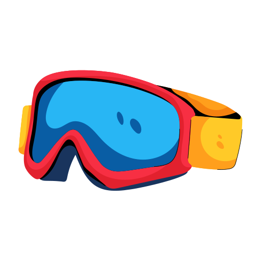 ski bril Generic color fill icoon