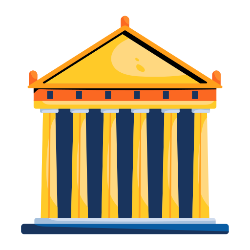 Parthenon Generic color fill icon
