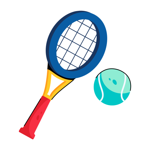 tenis Generic color fill icono