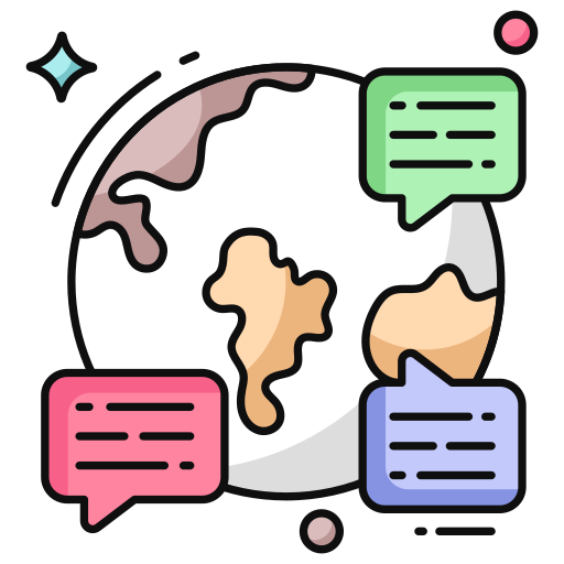 Global communication Generic color lineal-color icon
