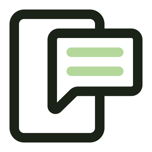 Online message Generic color outline icon