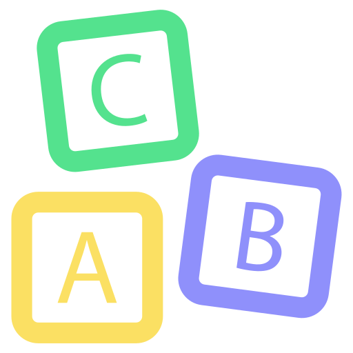 alfabet Generic color fill ikona