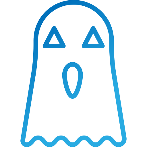 fantasma Generic gradient outline icona