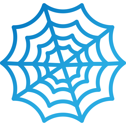 蜘蛛の巣 Generic gradient outline icon