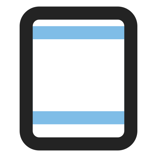 Mobile phone Generic color outline icon