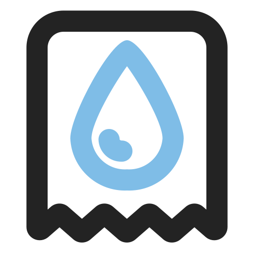 Счет за воду Generic color outline иконка