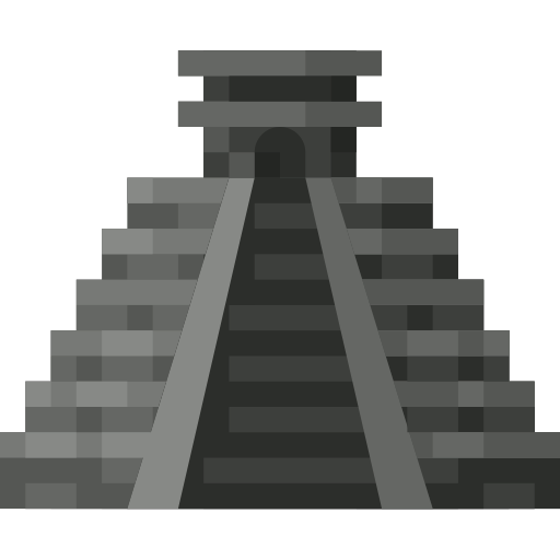 pirámide azteca Adib Sulthon Flat icono