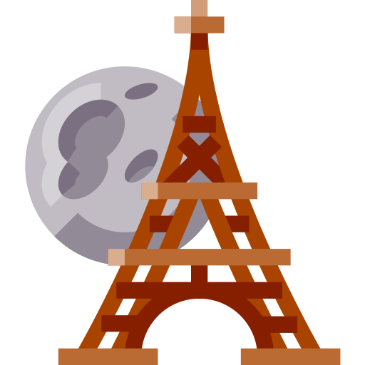 Eiffel tower Adib Sulthon Flat icon