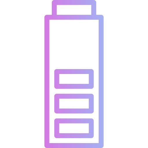 stato della batteria Smalllikeart Gradient icona