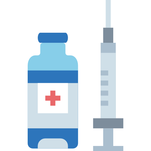 vacuna Smalllikeart Flat icono