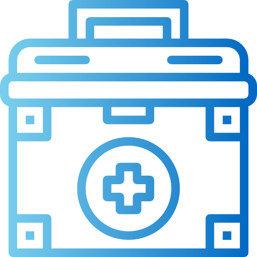 First aid kit Smalllikeart Gradient icon