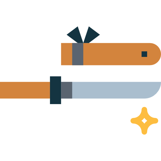 zwaard Smalllikeart Flat icoon