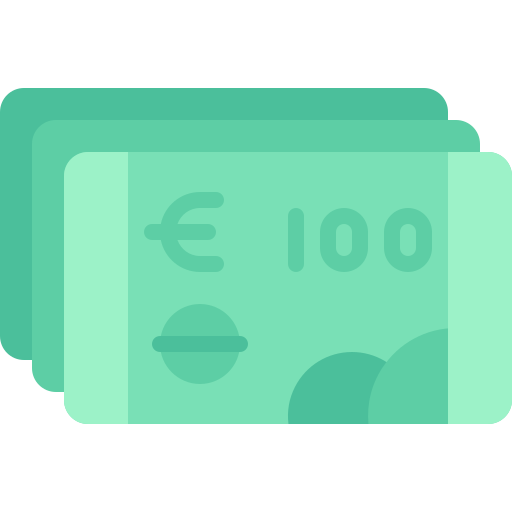 Euro Generic color fill icon