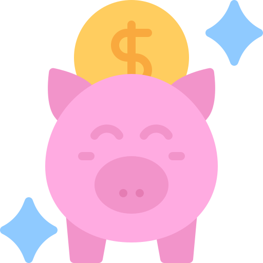 Piggy bank Generic color fill icon