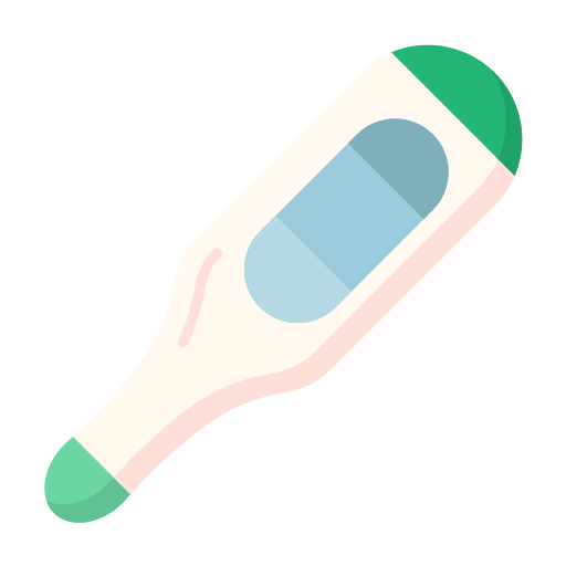 Thermometer Generic color fill icon