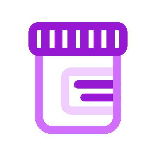 Бутылочка для таблеток Generic color outline иконка