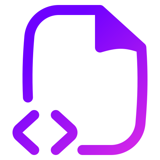 Programmer Generic gradient fill icon