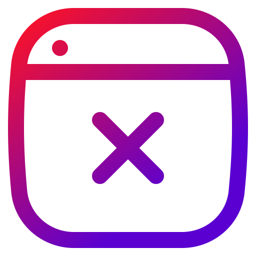 제거하다 Generic gradient outline icon