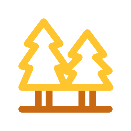 bosque Generic color outline icono