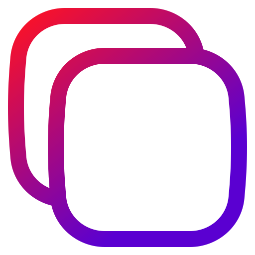 Group Generic gradient outline icon