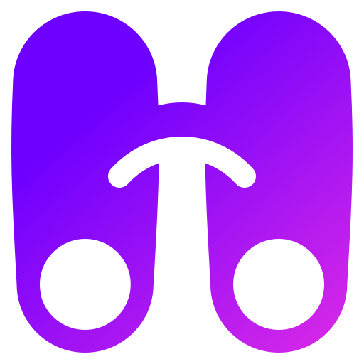 binoculare Generic gradient fill icona