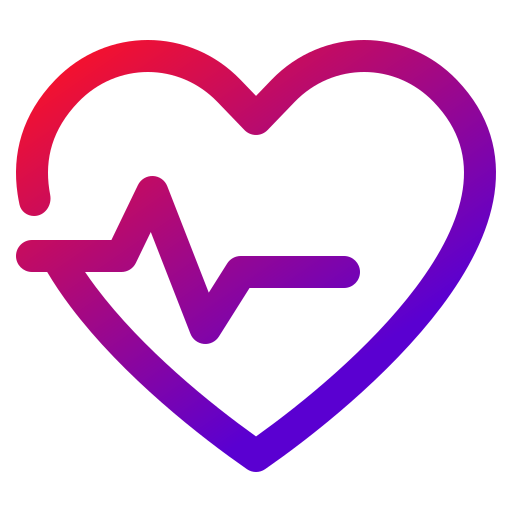 battito cardiaco Generic gradient outline icona