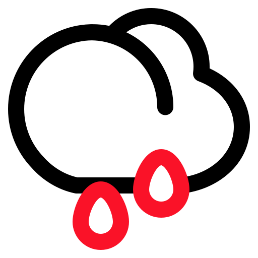 deszcz Generic color outline ikona