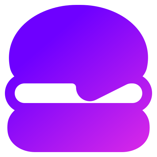 バーガー Generic gradient fill icon
