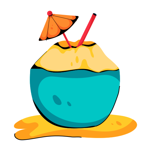 Coconut water Generic color fill icon