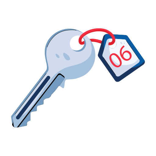 Room key Generic color fill icon