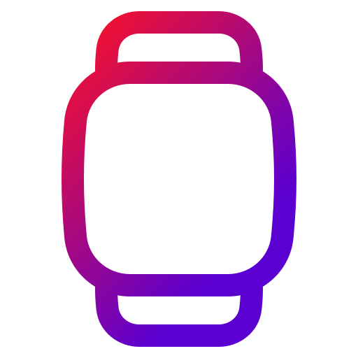 orologio intelligente Generic gradient outline icona
