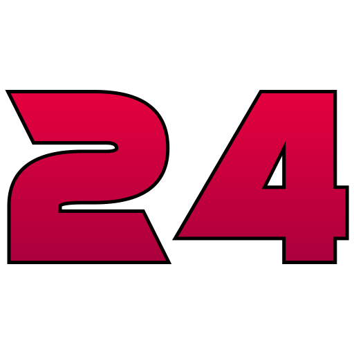 Number 24 Generic gradient lineal-color icon