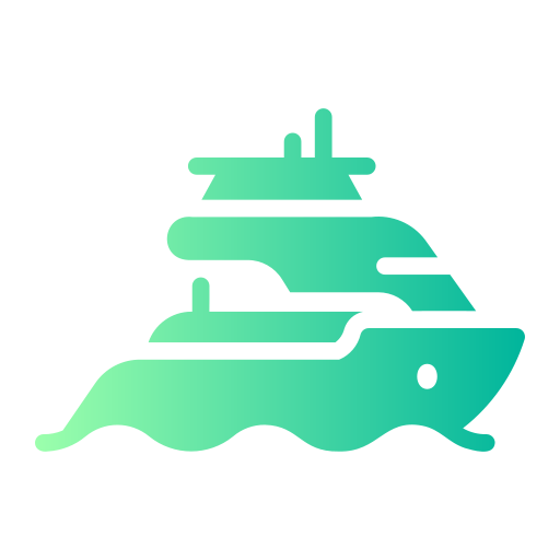 kreuzfahrtschiff Generic gradient fill icon