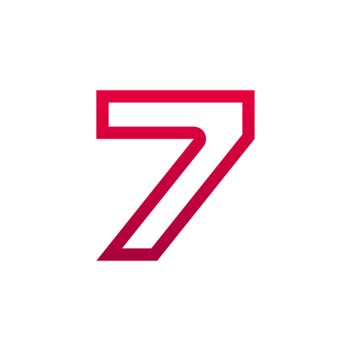 Number 7 Generic gradient outline icon