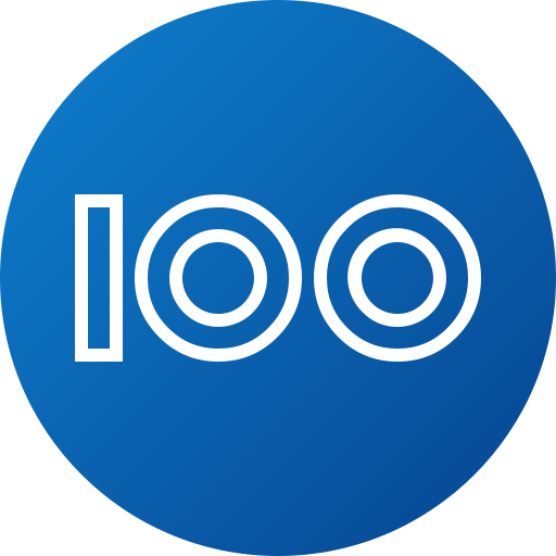 100 Generic gradient fill icon