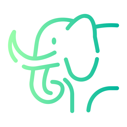 olifant Generic gradient outline icoon