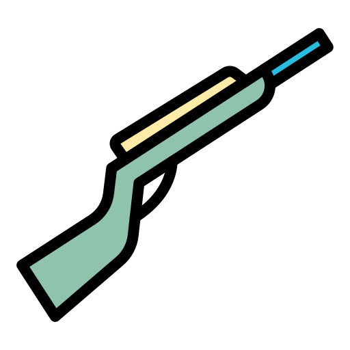 fusil de sniper Generic color lineal-color Icône
