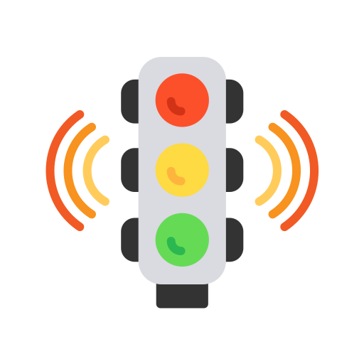 semafori per il controllo del traffico Generic color fill icona